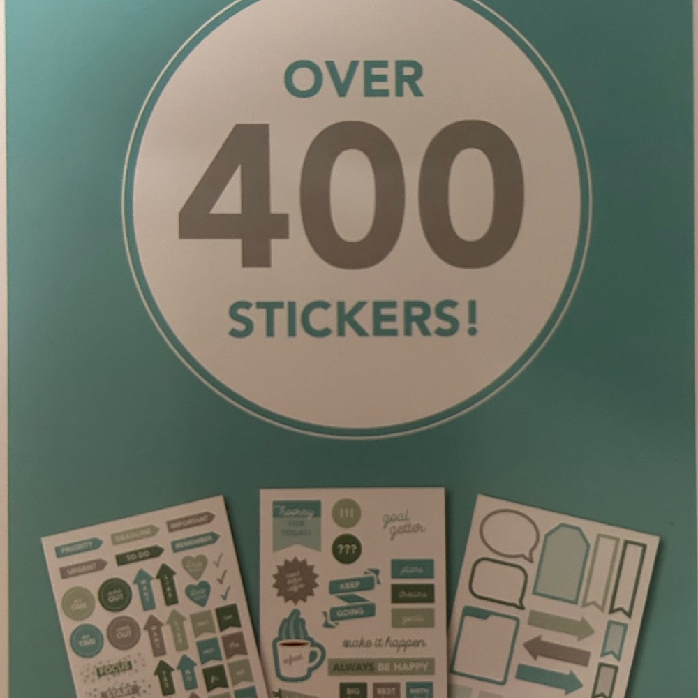 Teal Planner Sticker Sheets - 15 Sheets
